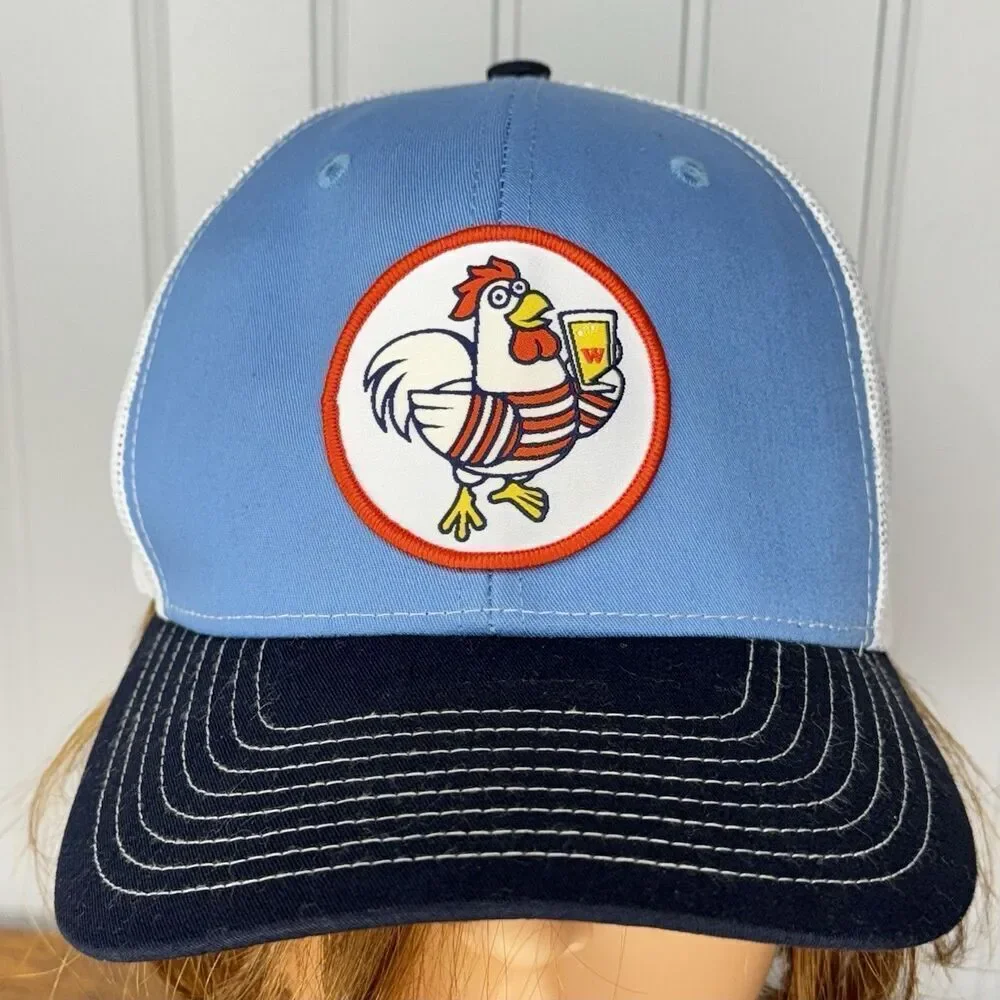 RARE Waldo's Chicken & Beer Hat Richardson 112 Trucker Cap Embroidered Emblem